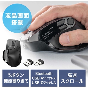 注文コード:06836379 ブルーLEDマウス Bluetooth/ワイヤレス 高速スクロール - サンワダイレクト