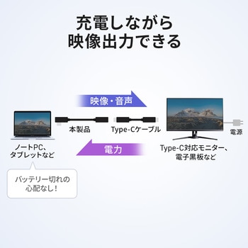 注文コード:06836406 USB TypeC延長ケーブル USB 5Gbps PD100W対応 - サンワダイレクト
