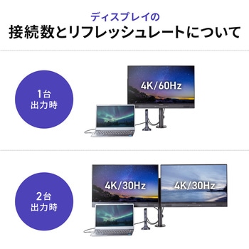 注文コード:06836510 ドッキングステーション USB TypeC - サンワダイレクト