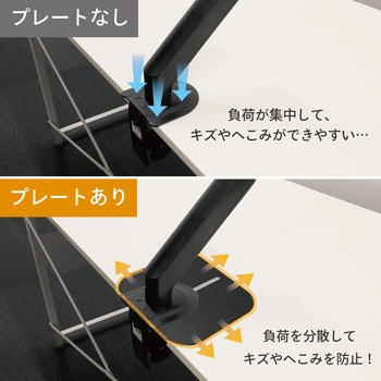注文コード:06837526 モニターアーム(17~32インチ、1画面、ガススプリング式、補強プレート付) - ラトックシステム