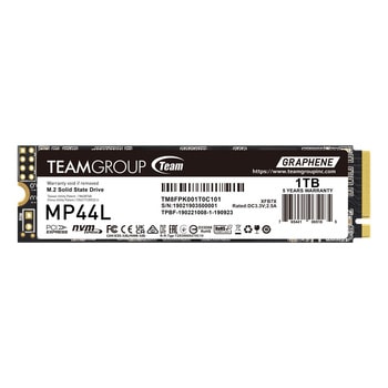 注文コード:06837639 M.2 PCIe Gen4 x4 NVMe MP44Lシリーズ 1TB - Team(チーム)