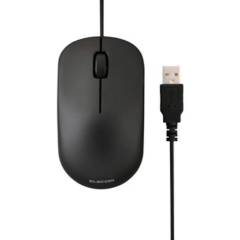 注文コード:06846721 マウス 有線 USB 静音 左右対称 シンプル 2年保証 有線マウス Windows/macOS/ChromeOS対応 - エレコム
