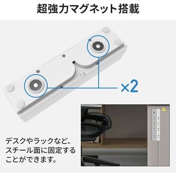 注文コード:06847247,06847317 電源タップ 延長コード USB付き 8個口 急速充電 PD20W マグネット L字プラグ スリム - TOPLAND