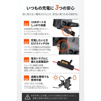 注文コード:06864029 フレックス FSH-1 ワイヤレス充電 BK - DAYTONA(デイトナ)
