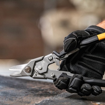 注文コード:06864790 BULLDOG 板金ハサミ(ストレート) - TOUGH BUILT