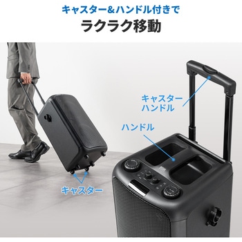 注文コード:06866829 拡声器スピーカー ワイヤレス ワイヤレスマイク付き - サンワダイレクト