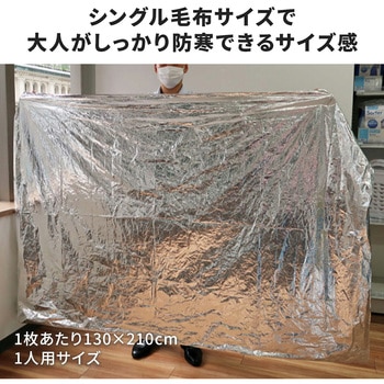 注文コード:06874292 緊急簡易ブランケット 2枚入り 静音タイプ 防災用品 - 小久保工業所