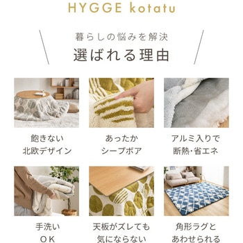 注文コード:06877128 アルミシート入り 蓄熱こたつ布団 約190R 円形 丸型 デルタ柄 グレー - 萩原