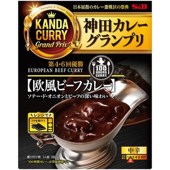 注文コード:06890708 神田カレーグランプリ 100時間カレーB&R 欧風ビーフカレー - ヱスビー食品