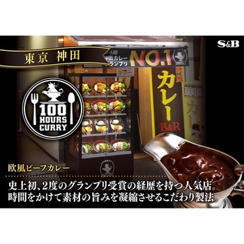注文コード:06890708 神田カレーグランプリ 100時間カレーB&R 欧風ビーフカレー - ヱスビー食品