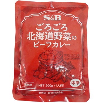 注文コード:06890726 ごろごろ北海道野菜のビーフカレー - ヱスビー食品