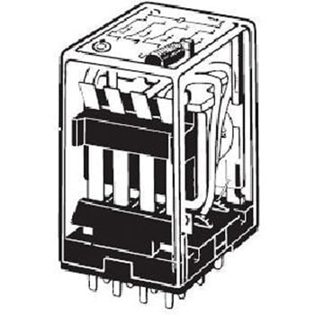 ミニパワーリレー MY DPDT DC24V プリント基板用端子 SRC