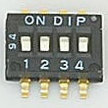 面実装DIPスイッチ 4極 Dailywell Electronics