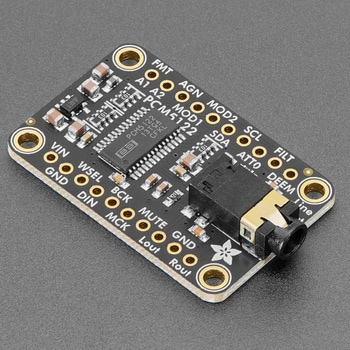 Adafruit PCM5122搭載 ライン出力付き I2S DACモジュール(HW、I2C/SPI) Adafruit
