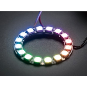 NeoPixel Ring - 16連フルカラーシリアルLED Adafruit