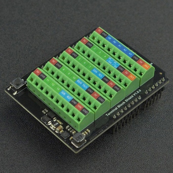 Arduino Uno用ターミナルブロックシールド DFRobot