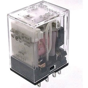 ミニパワーリレー MY 4PDT AC200/220V プラグイン端子 SRC