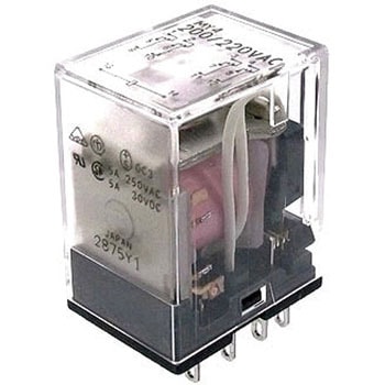 ミニパワーリレー MY 4PDT AC200V プラグイン端子 SRC