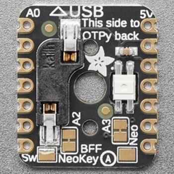 Adafruit QT Py/Xiao用 スイッチ/LEDボード(MX互換キースイッチ用) Adafruit