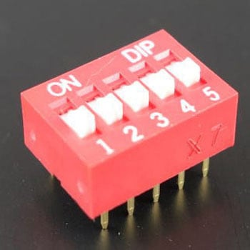 DIPスイッチ 5極 Dailywell Electronics