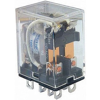 バイパワーリレー LY DPDT DC24V プラグイン端子 SRC