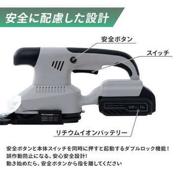 注文コード:07025598,07025616 10.8Vバッテリー 充電式芝生バリカン 刈込幅160mm コードレス 1.5Ah USB-C - YAMAZEN(山善)
