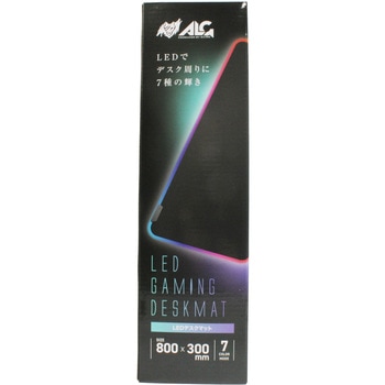 注文コード:07027872 LEDデスクマット ブラック - ALLONE