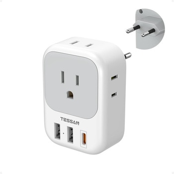 注文コード:07028328 電源変換プラグCタイプ - TESSAN