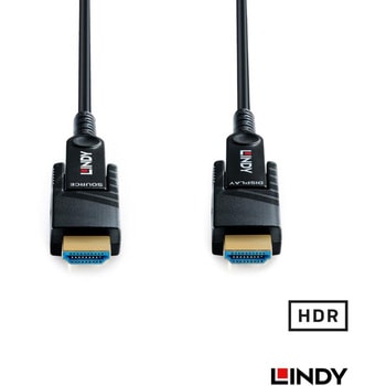 注文コード:07029412 LINDY HDMI 8K@60Hz LSZH AOCハイブリッド光ファイバーケーブル - LINDY