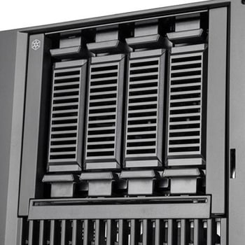 注文コード:07046266 SilverStone CS340 Mini-ITX小型NAS ケース 4基のU.2 NVMe/ SATA/SAS Tri-Mode ホットスワップ対応 SST-CS340 - SILVER STONE(シルバーストーン)