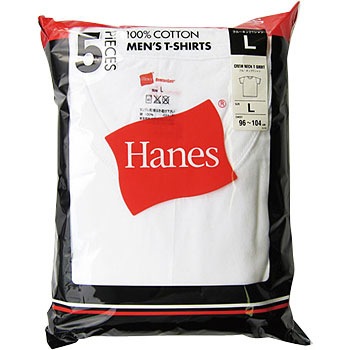 HBJ1BE0205P丸首Tシャツ ヘインズ(Hanes)