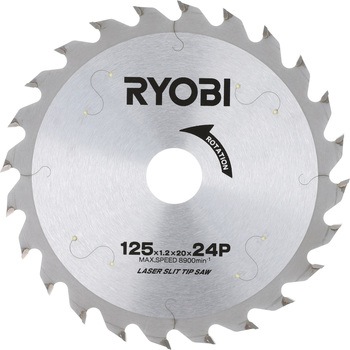 注文コード: レーザースリットチップソー125mm×24P BW-470用 京セラインダストリアルツールズ(旧:リョービ)