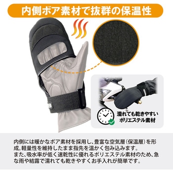 注文コード:11086172 防風オーバーグローブ - LEAD(リード工業)