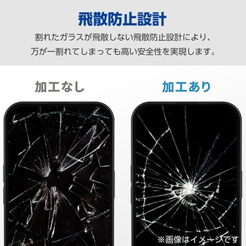 注文コード:11132269 Google Pixel 9 / 9 Pro ガラスフィルム 高透明 ブルーライトカット 表面硬度10H 指紋防止 飛散防止 - エレコム
