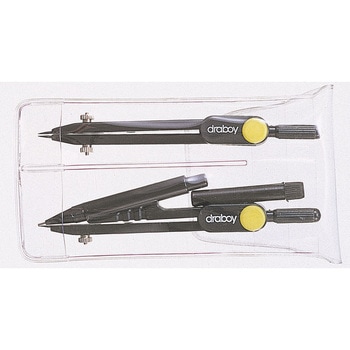 注文コード:11546537 ドラボーイ・コンパス コンパス・デバイダー2本組 ブラック ドラパス