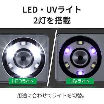 注文コード:11604936 携帯型LED顕微鏡 マジックルーペ キューブ 撮影・保存機能付 最大19倍 LED・UVライト搭載 - スリーアールソリューション