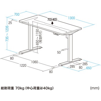 注文コード:12278510 デスク_eシリーズ_電動昇降 サンワサプライ