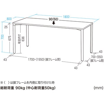 注文コード:12279569 テーブル_eシリーズ サンワサプライ