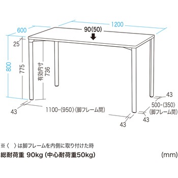 注文コード:12280147 テーブル_eシリーズ サンワサプライ