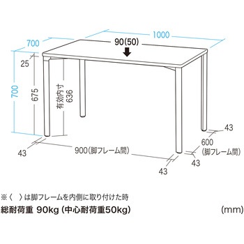 注文コード:12280610 テーブル_eシリーズ サンワサプライ