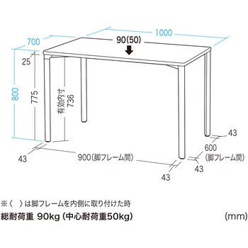 注文コード:12280759 テーブル_eシリーズ サンワサプライ
