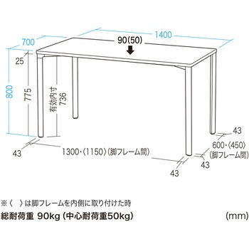 注文コード:12280978 テーブル_eシリーズ サンワサプライ