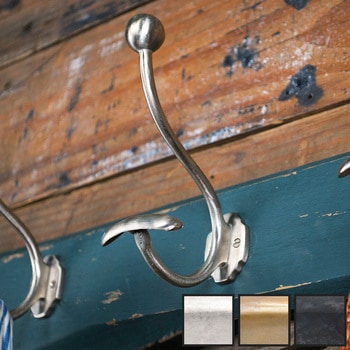 注文コード:13594878 GALLUP(ギャラップ) Brass Products コート&ハット フック #Silver 7505-28 Brass Products(ブラス・プロダクツ)
