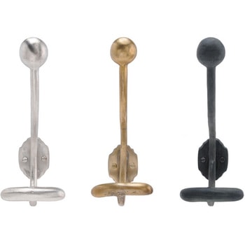 注文コード:13594878 GALLUP(ギャラップ) Brass Products コート&ハット フック #Silver 7505-28 Brass Products(ブラス・プロダクツ)