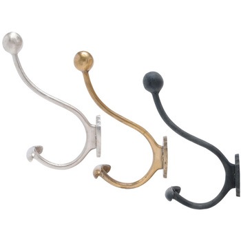 注文コード:13594878 GALLUP(ギャラップ) Brass Products コート&ハット フック #Silver 7505-28 Brass Products(ブラス・プロダクツ)