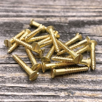 注文コード:13597197 GALLUP(ギャラップ) Brass Products ブラススクリュー フラットヘッド M3×20mm(皿頭)20本パック Brass Products(ブラス・プロダクツ)