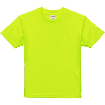 注文コード:13790519,13790528,13790537,13790546,13790555 4.1オンス ドライアスレチックTシャツ(120~160cm) ユナイテッドアスレ