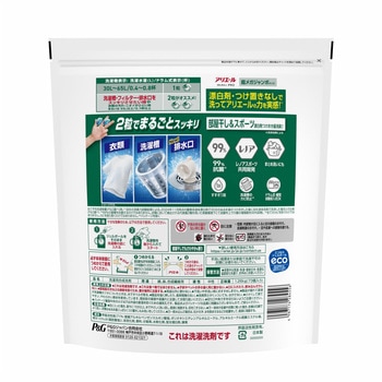 注文コード:13849836 アリエール 洗濯洗剤 ジェルボール 部屋干し パワー 詰め替え 各種 - P&G