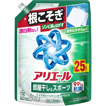 注文コード:13869786 アリエール 洗濯洗剤 液体 部屋干し 詰め替え 各種 - P&G