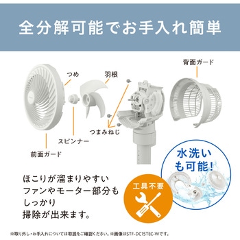 注文コード:14143441 サーキュレーター扇風機 20畳 DCモーター - アイリスオーヤマ